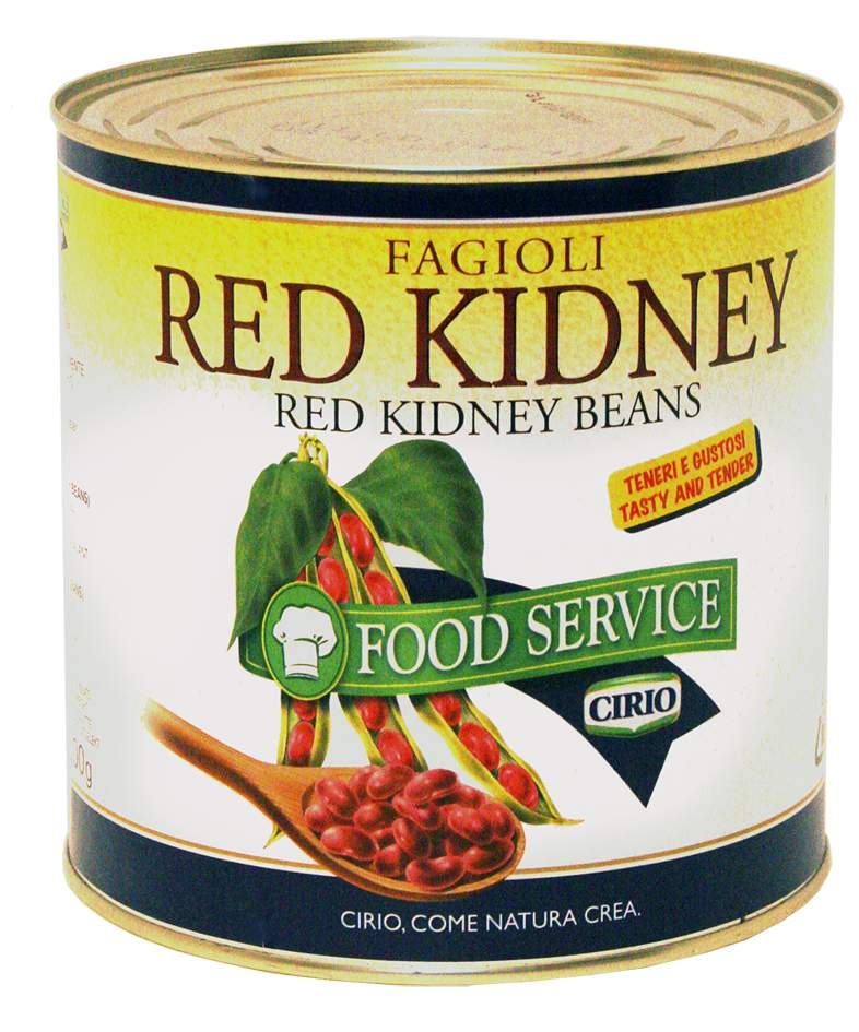 Fazole červené-Red kidney Cirio 2,6kg